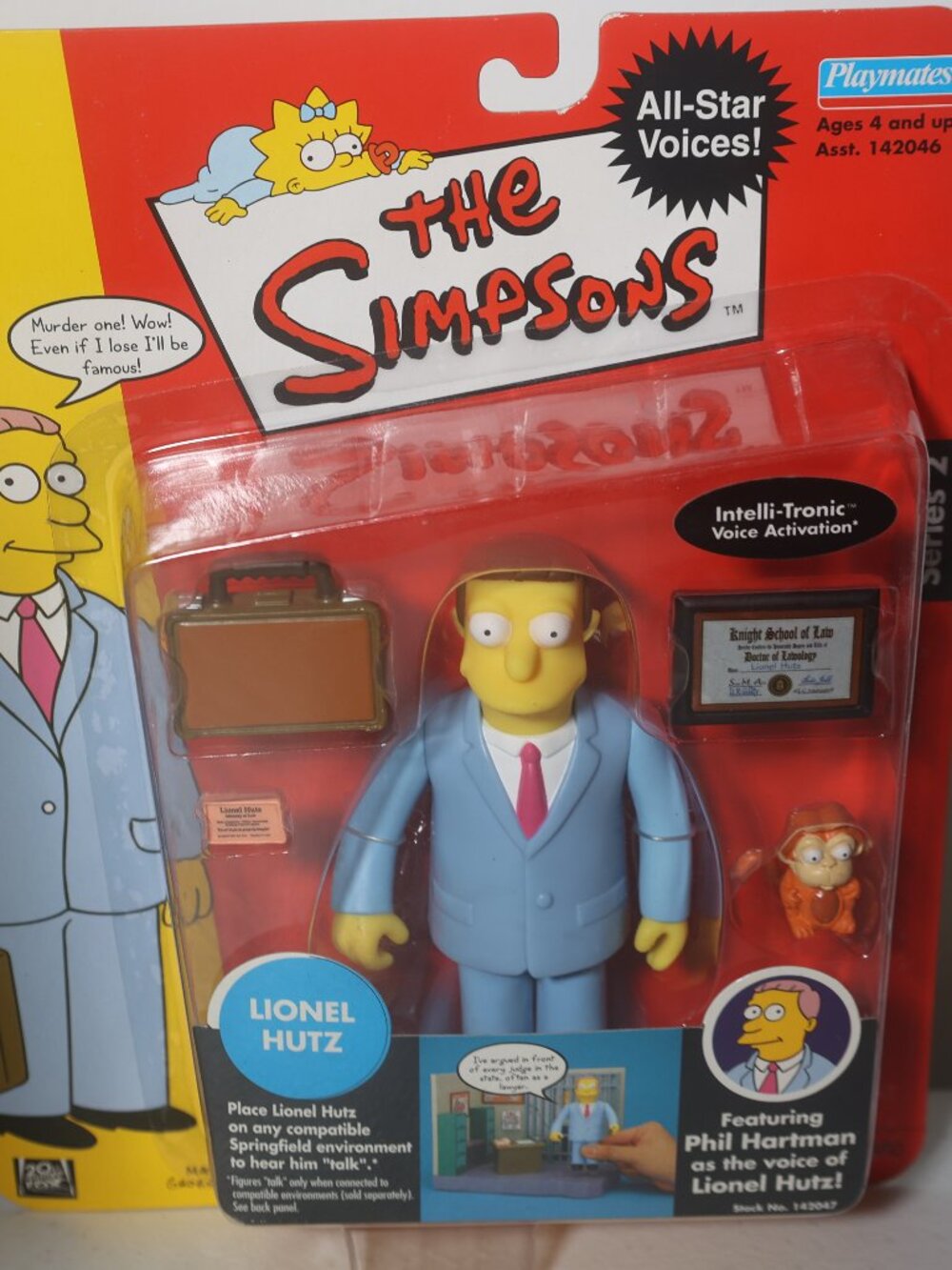 Playmates Toys The Simpsons Lionel Hutz World of Springfield Intelli-Tronic